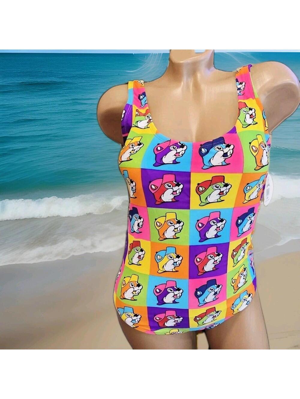 NWT Women's Buc-ees One-Piece Bathing Suit Size M